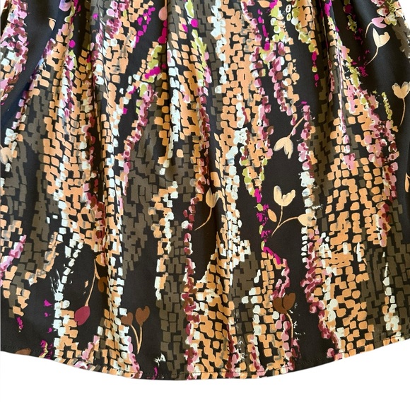 CABI style #610 Trellis Down To Earth Mosaic print brown tank top size Large - Picture 6 of 7